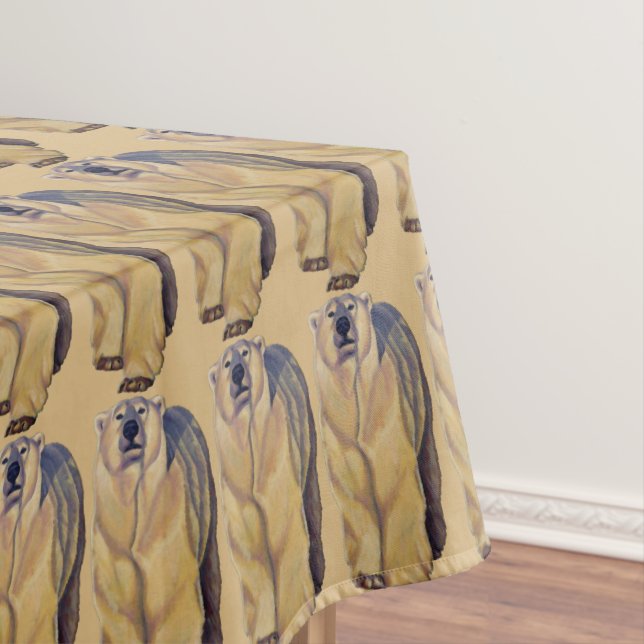Nappe d'ours polaire Nappe d'art d'ours (In Situ)