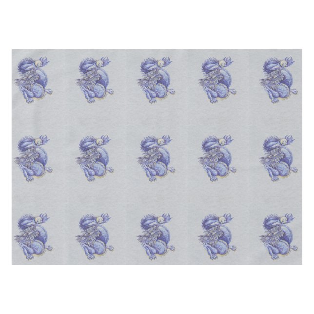 Nappe Dragon bleu (Devant (Horizontal))