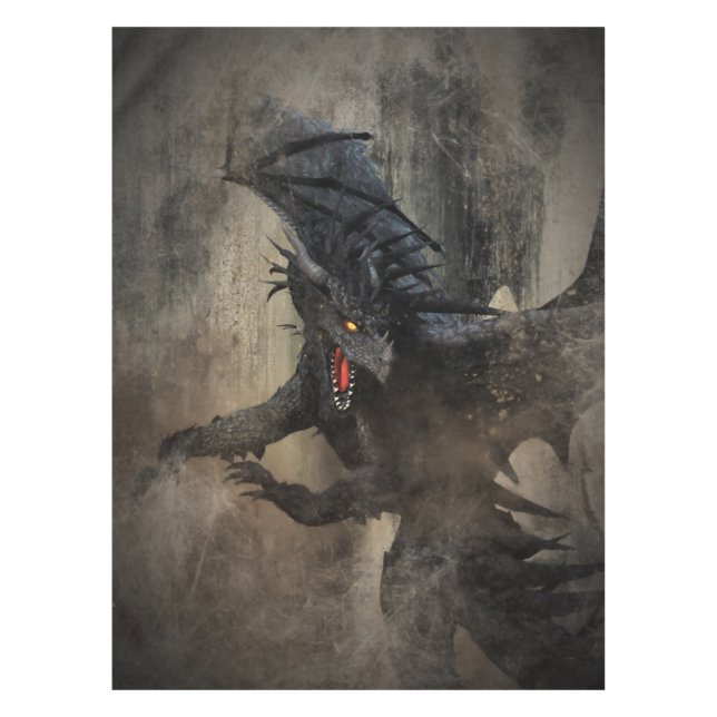 Nappe Dragon noir (Devant)