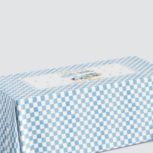 Nappe Drapeau à damier bleu voiture de course Little Rac