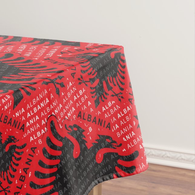 Nappe Drapeau albanais motif 2 (In Situ)