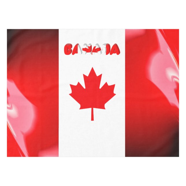 Nappe Drapeau canadien (Devant (Horizontal))