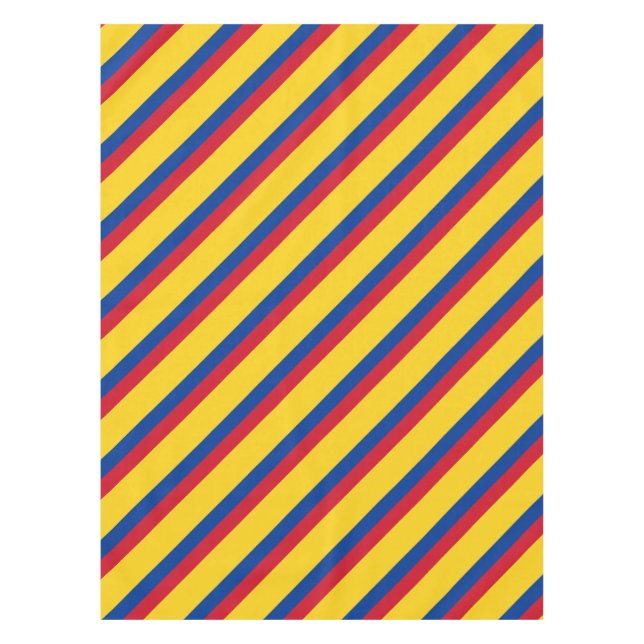 Nappe Drapeau Colombie - Bandera De Colombia (Devant)