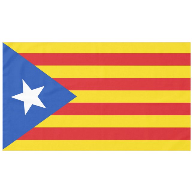 Nappe Drapeau de Catalogne (Devant (Horizontal))