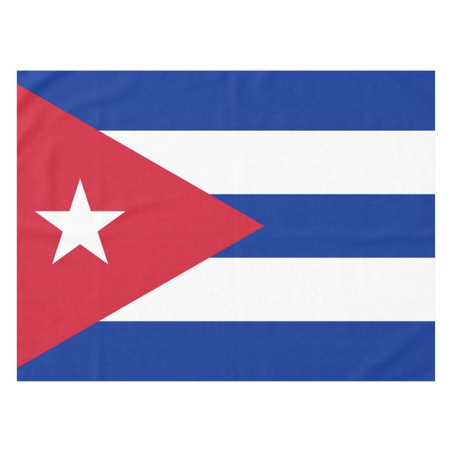 Nappe Drapeau de Cuba (Devant (Horizontal))
