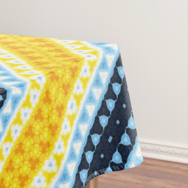 Nappe Drapeau de fierté BoHo Groovy Géométrique Abstrait (In Situ)