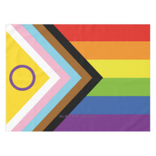 Nappe Drapeau de fierté intersexe de SlipperyJoe's fond