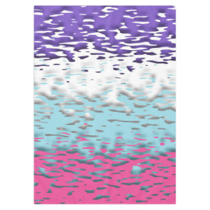 Nappe Drapeau de fierté multisexuel funky trippy ondulé