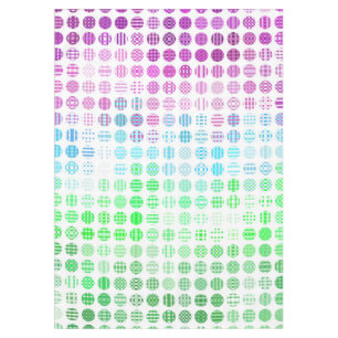 Nappe Drapeau de fierté Toric abstrait boho éclectique G