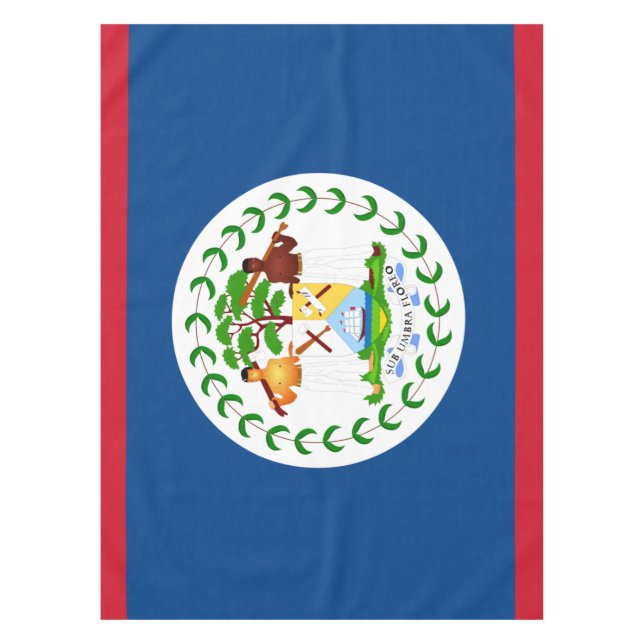 Nappe Drapeau du Belize Tablecloth (Devant)