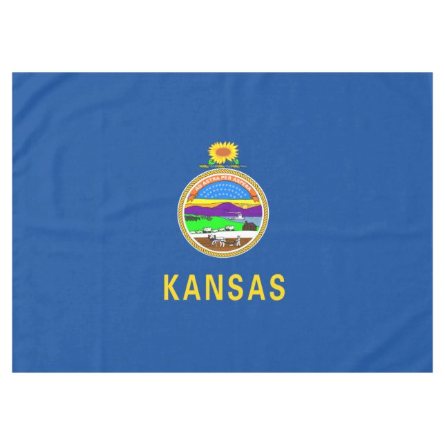 Nappe Drapeau du Kansas (Devant (Horizontal))