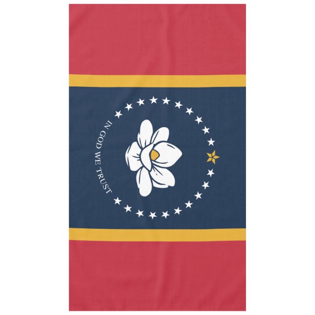 Nappe Drapeau du Mississippi - Nouveau Drapeau de Magnol (Devant)