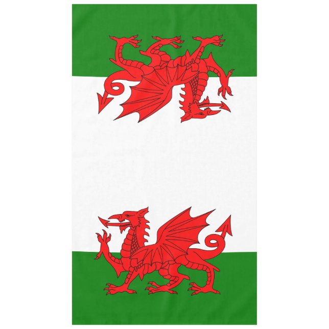 Nappe Drapeau gallois dragon rouge gallois (Devant)