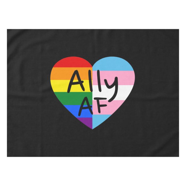 Nappe Drapeau LGBTQ AF III - Fierté Gay Trans Queer (Devant (Horizontal))