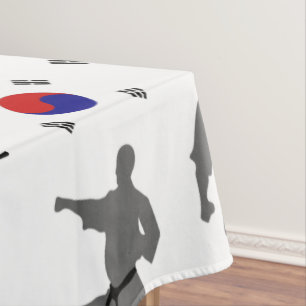 Nappe Drapeau sud-coréen de Taekwondo 태 d'art martial