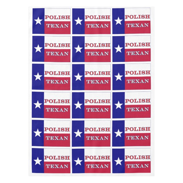 Nappe Drapeau texan polonais (Devant)
