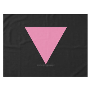 Nappe Drapeau triangle rose de SlipperyJoe's symbole ros