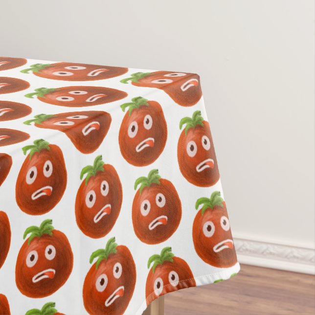Nappe Drôle Cartoon Motif Tomato (In Situ)
