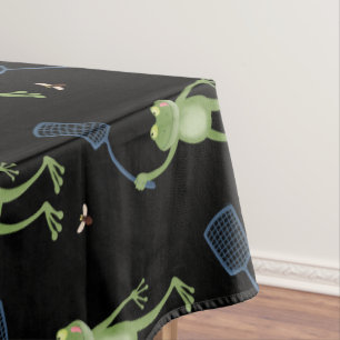 Nappe Drôle dessin animé de la mouche à bec de grenouill