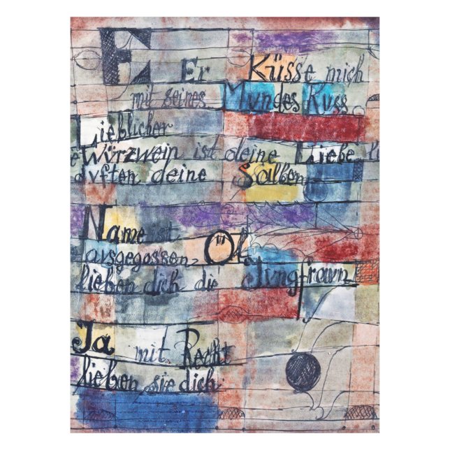 Nappe Du chant des chansons, Klee (Devant)