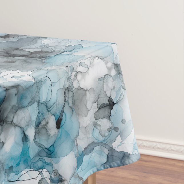 Nappe Dusk Blue Grey Alcool Liquide Encre Épersion (In Situ)