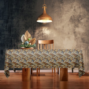 Nappe Earth Tones Christmas Joyeux Motif#21 ID1009