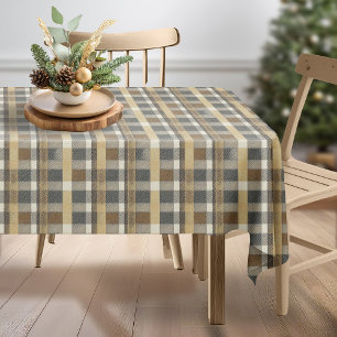 Nappe Earth Tones Gold Christmas Motif#7 ID1009