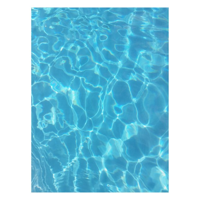 Nappe Eau de piscine bleu ciel cristallin (Devant)