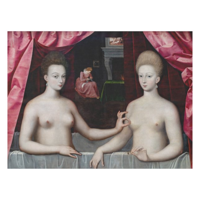 Nappe École de Fontainebleau - Gabrielle d'Estrees (Devant (Horizontal))