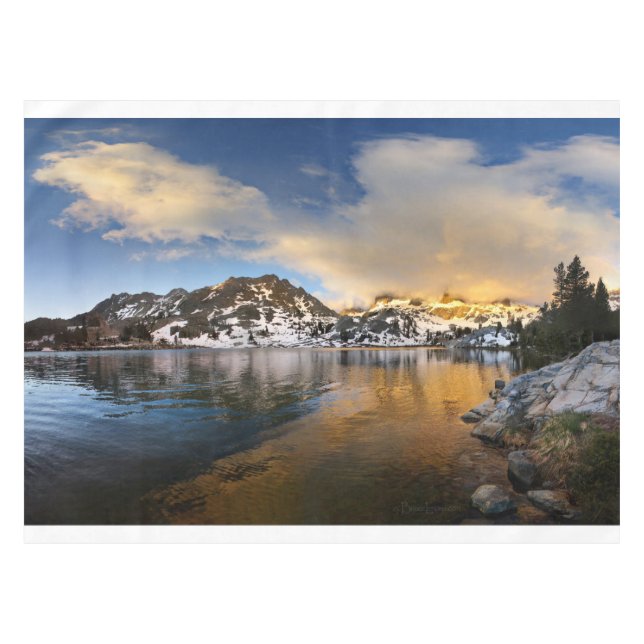 Nappe Ediza Lake Sunset - Sierra Nevada Mounts (Devant (Horizontal))