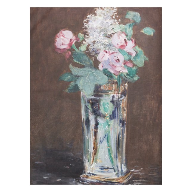 Nappe Edouard Manet - Fleurs dans un Vase de Cristal (Devant)
