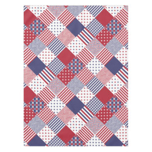 Nappe Édredon blanc des Etats-Unis et bleu rouge