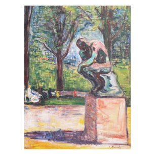 Nappe Edvard Munch - Le penseur de Rodin