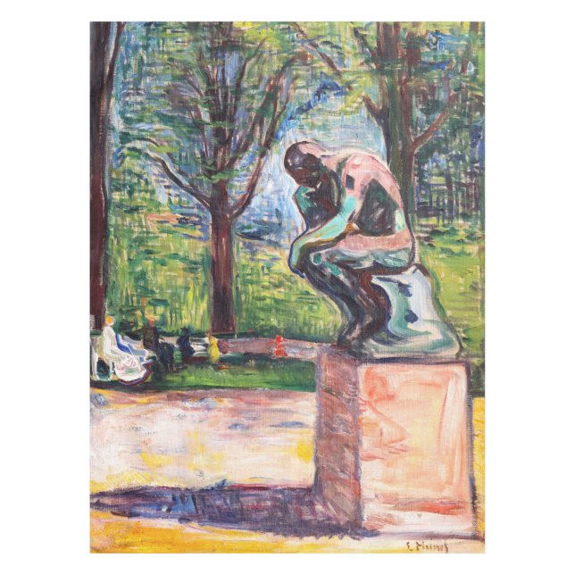 Nappe Edvard Munch - Le penseur de Rodin (Devant)