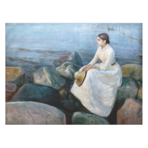 Nappe Edvard Munch - Nuit d'été, Enger sur la plage