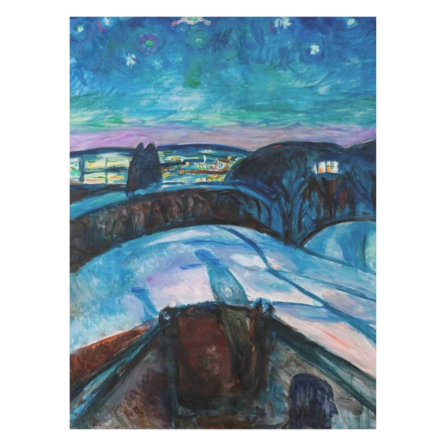 Nappe Edvard Munch - Nuit étoilée 1922 (Devant)