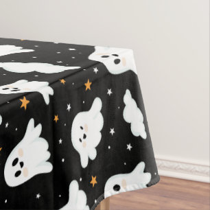 Nappe Éffrayant mignon Halloween Ghost Nuageux Star Sky