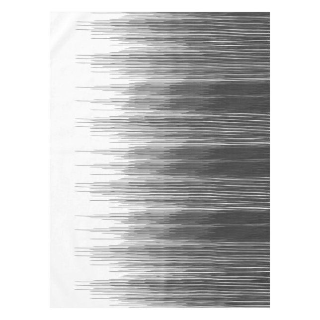 Nappe Égouttements noirs et gris de peinture sur le (Devant)