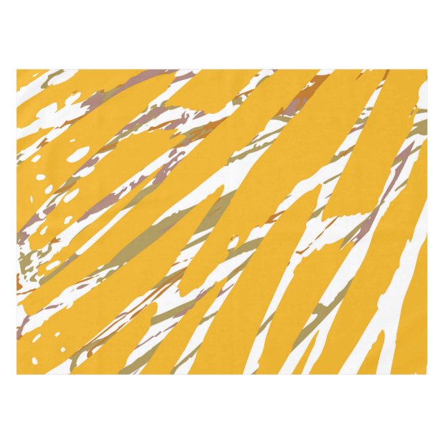 Nappe Élégance de pinceau d'or (Devant (Horizontal))