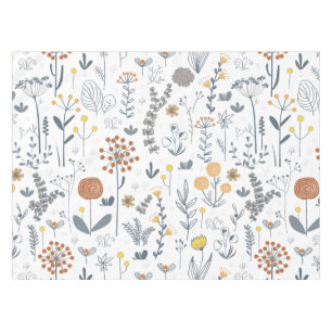 Nappe Élégant Abstrait Floral sans couture Motif