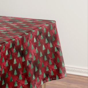 Nappe Élégant arbre vert Noël