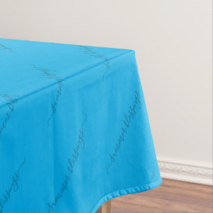 Nappe Élégant bleu personnalisé