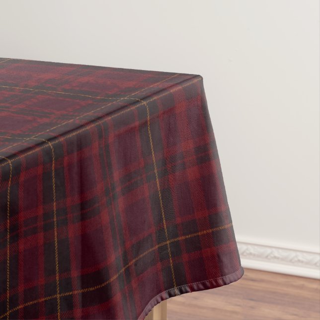 Nappe Elegant Burgundy Tartan (In Situ)