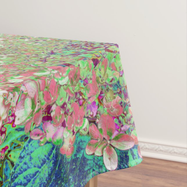 Nappe Élégant Corail et Chartreuse Limelight Hydrangea (In Situ)