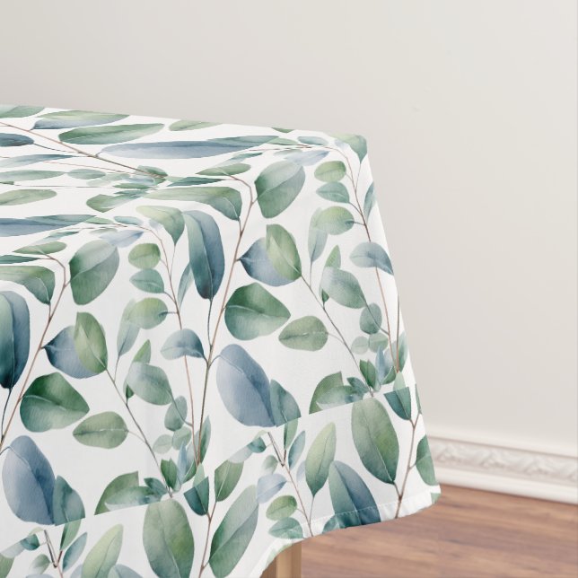 Nappe Élégant Coureur de Table de Feuillage d'Eucalyptus (In Situ)