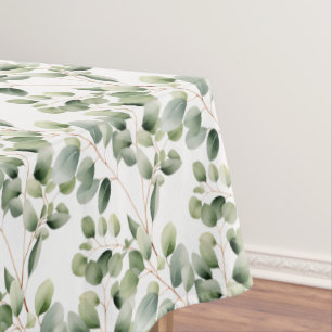 Nappe Elégant Eucalyptus Feuille Green Table Runner