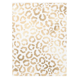 Nappe Elegant Gold White Leopard Cheetah Animal Print