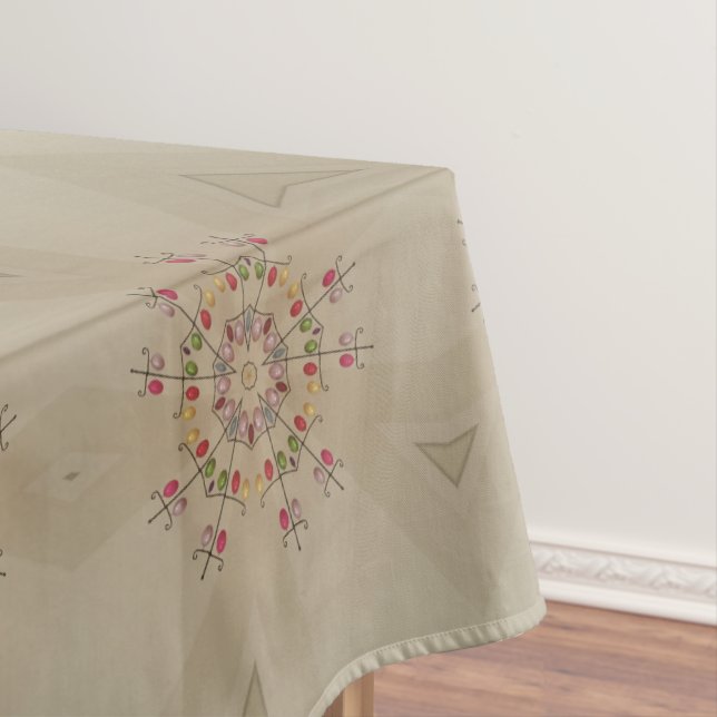 Nappe Elégant Kaleidoscopic Design Pastel (In Situ)