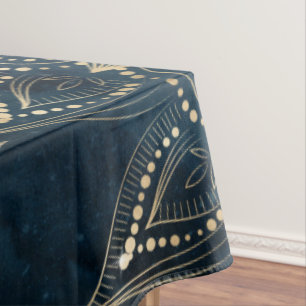 Nappe Elégant Mandala Gold Blue Galaxy