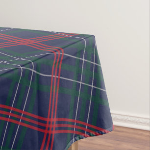 Nappe Elégant Marine Rouge Vert Tartan Plaid Holiday